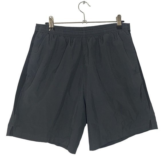 Nike‎ Gym Shorts Dri Fit Lined Gray Athletic Performance Mens Medium Drawstring - Picture 1 of 7